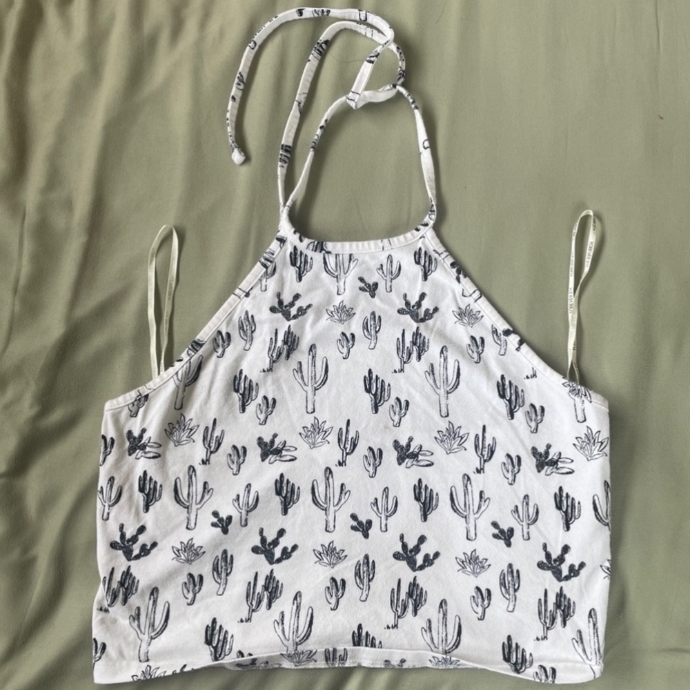 Forever21 + cactus Tanktop